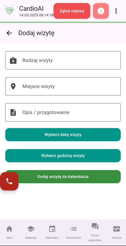 mru4313 CardioAI Aplikacja dla pacjentów