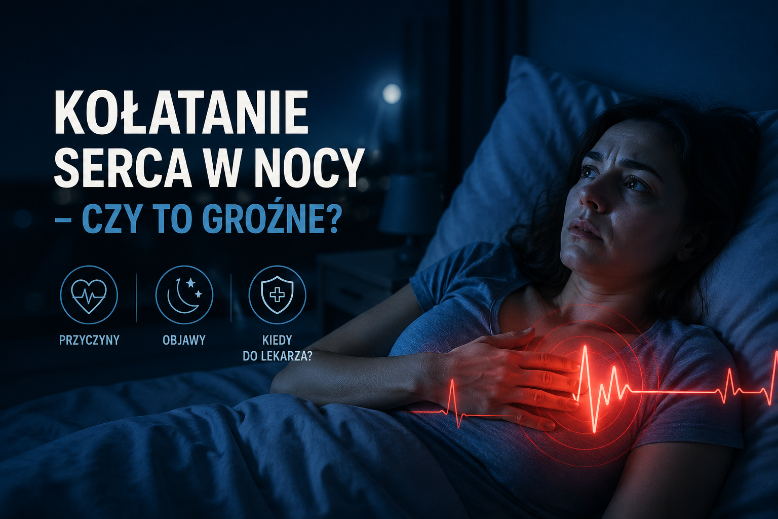 Kołatanie serca w nocy