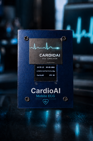 Kompaktowe mobilne EKG CardioAI