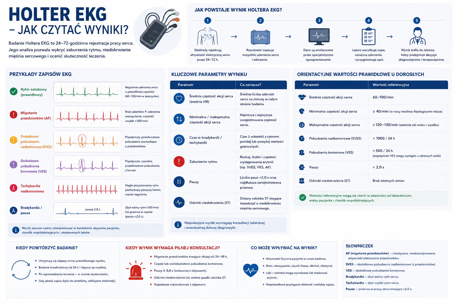 Analiza wyników Holtera EKG w CardioAI