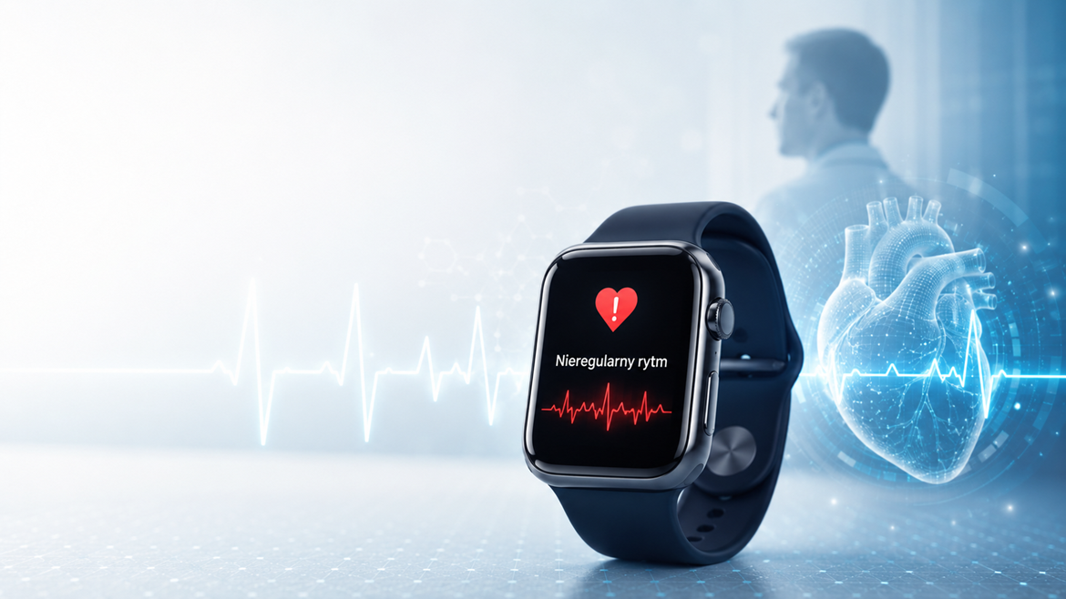Smartwatch wykrył arytmię – alert nieregularnego rytmu serca i diagnostyka kardiologiczna