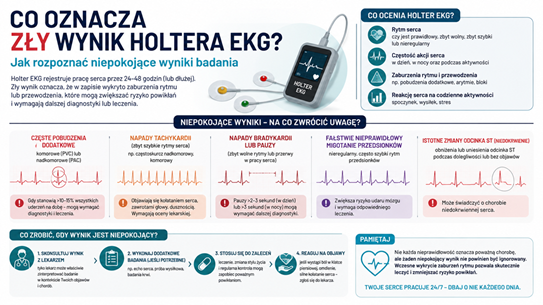 Co oznacza zły wynik Holtera EKG?